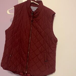 It has never been worn, feels soft on the outside and silky on the inside.